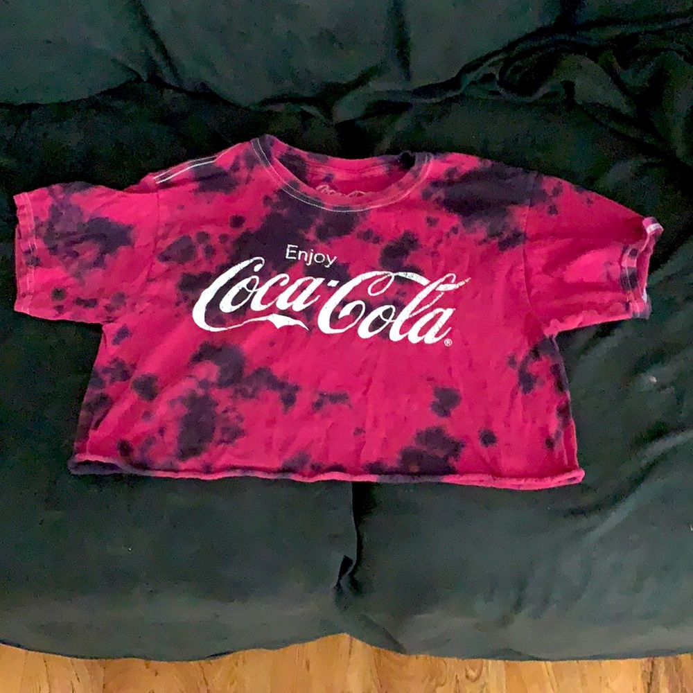 Tie-dyed crop top